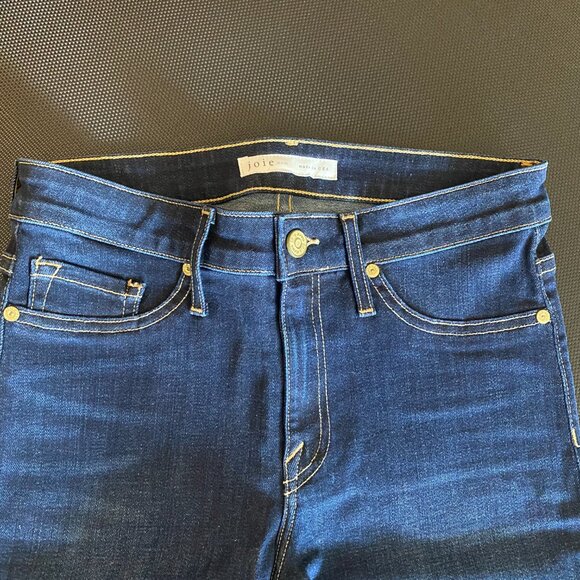 NWOT JOIE Navy Denim Skinny Leggings Jeans Pants Sz US 26 Made in USA MSRP $208 - Picture 3 of 16